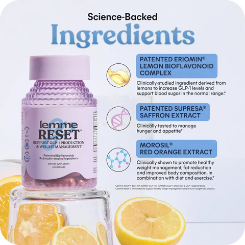 Lemme Reset™ GLP-1 Production Support Capsules