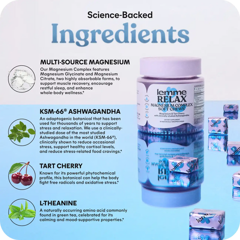 Lemme Relax Magnesium Soft Chews (TT)